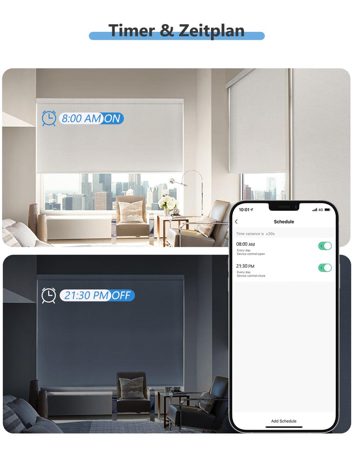 Smart Rolladen Modul mit Prozentfunktion, Etersky Rolladensteuerung, Wlan Rolladen Schalter, Sprachs