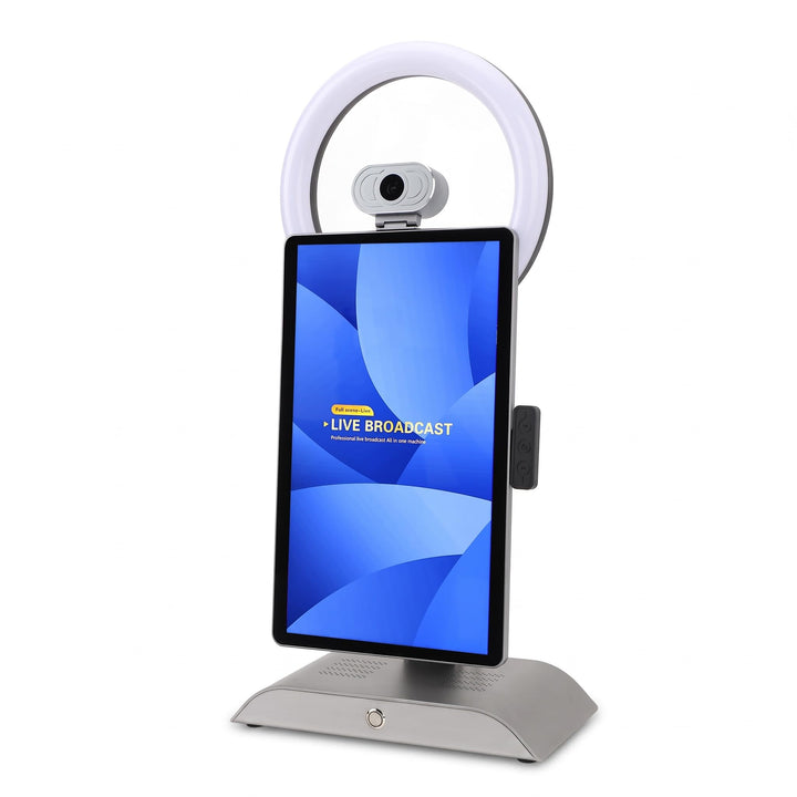 Tiktok Live Stream Equip, 16G 256G 15,6 Zoll Tabletop Indoor Live Broadcast Interaktive Touchscreen-