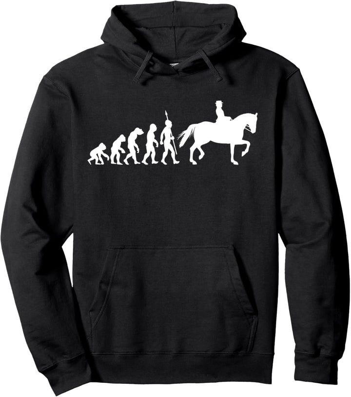 Dressurreiten Dressur Reiten Reiter Evolution Sport Pferde Pullover Hoodie