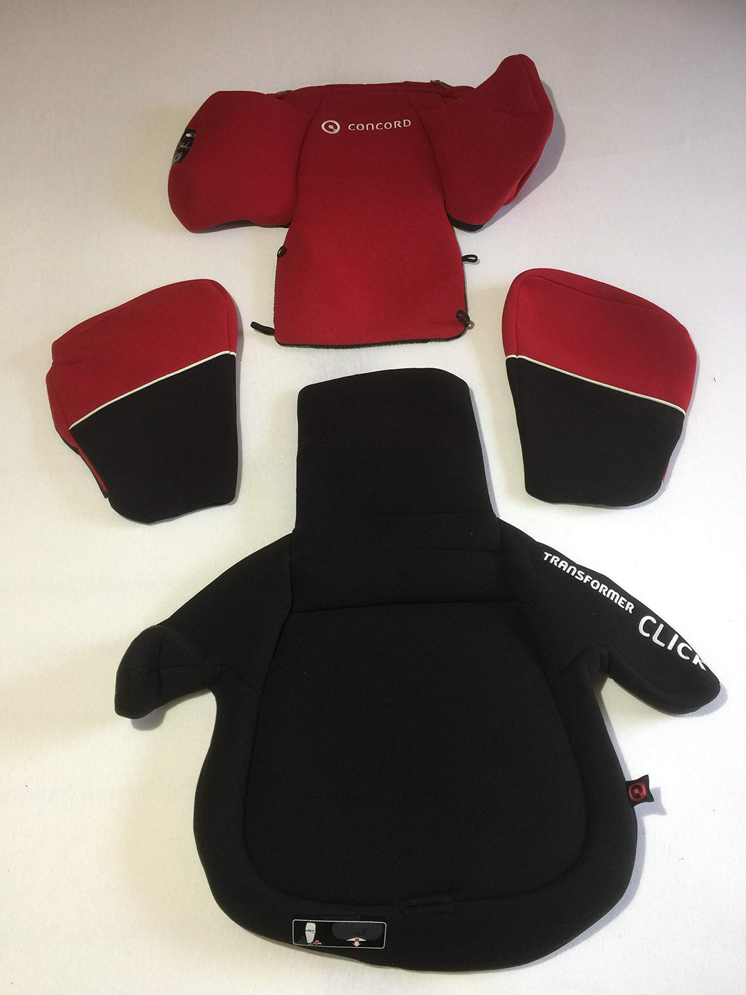 Original Bezug Ersatzbezug für Concord Transformer T, Transformer Click und Transformer X-Bag rot NE