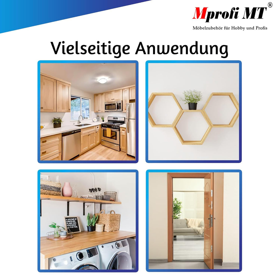 Mprofi MT® Kantenumleimer mit Schmelzkleber - 22mm X 20m Rolle - Echtholz Furnier Kantenumleimer Nus