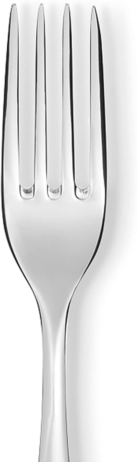 Alessi 5180/2 "Nuovo Milano Tafelgabeln glänzend und poliert aus Edelstahl, 6 Stück