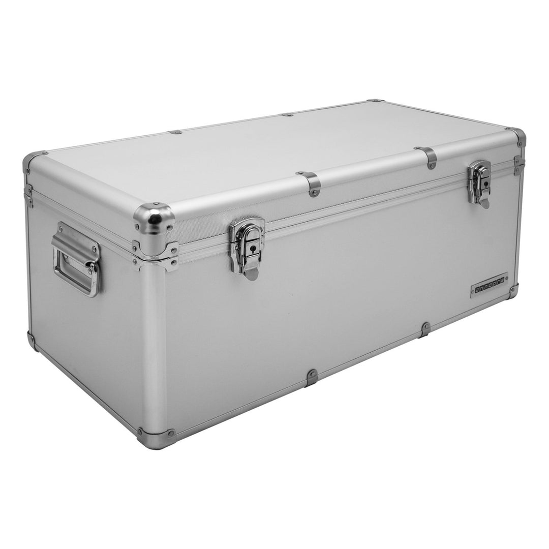 Aluminium-Rahmenkoffer Transport-Box, Koffer in Silber mit 54 Liter Volumen 054 Liter Silber, 054 Li