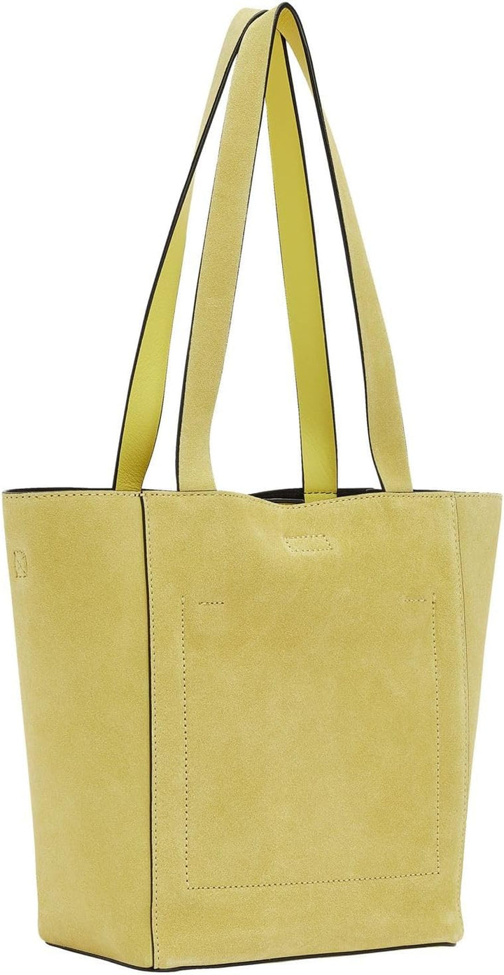 Liebeskind Damen Steph Suede Shopper S Pale Banana, Pale Banana