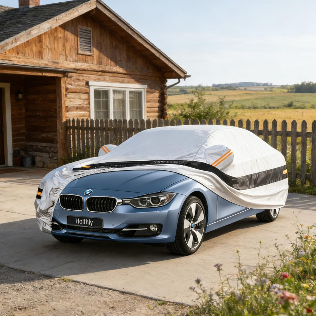 Autoabdeckung Passend für BMW 3er G20/G28（2018-2026） 10 Schichten Vollgarage Auto Abdeckplane 100% W