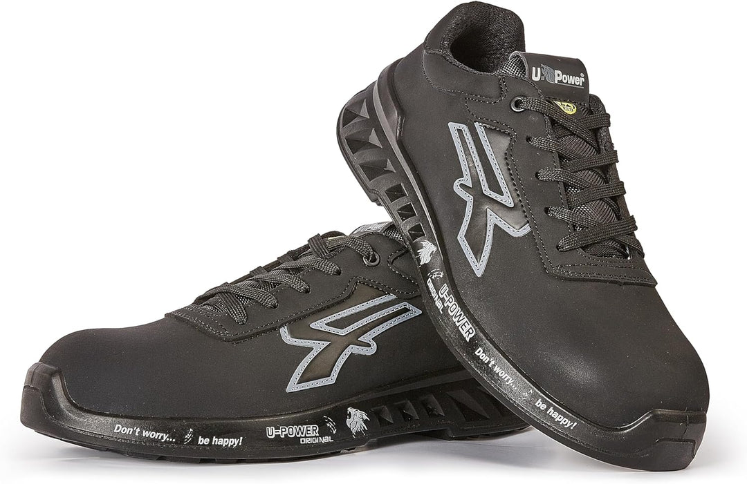 U-POWER RED LEVE BEN, Sicherheitsschuhe, leichte, durchtrittsichere Unisex-Turnschuhe, Bastsohle, In