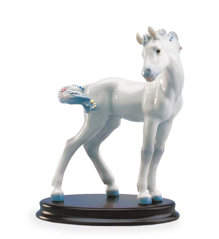 LLADRÓ Figur Das Pferd. Pferd. Porzellan.