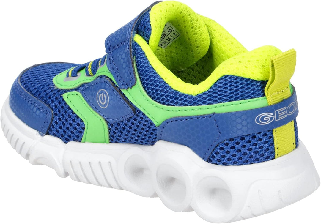 Geox Herren J Flexyper Boy ASneakers 35 EU Royal Lime, 35 EU Royal Lime
