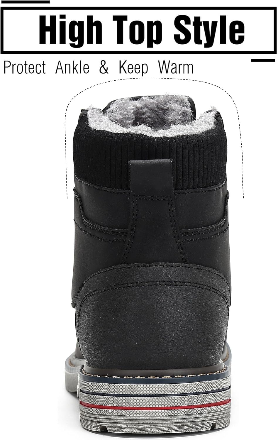 Mishansha Winterschuhe Herren Stiefel Warm Gefüttert Winterstiefel Damen Wasserdicht Outdoor Schnees