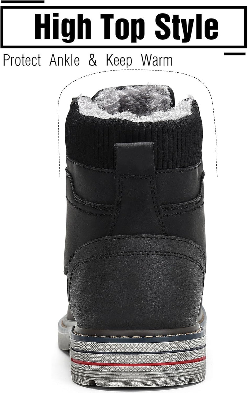 Mishansha Winterschuhe Herren Warme Gefütterte Winterstiefel Damen Wasserdicht Winter Boots 36 EU Sc