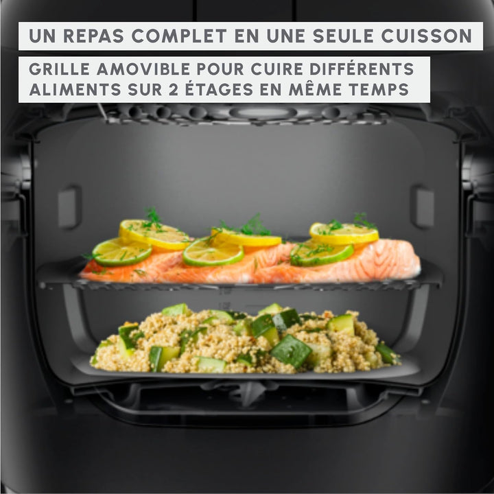 Moulinex Multicook & Fry, Multikocher & Integrierter Airfryer, 12 Programme, Kochen auf 2 Ebenen, ve