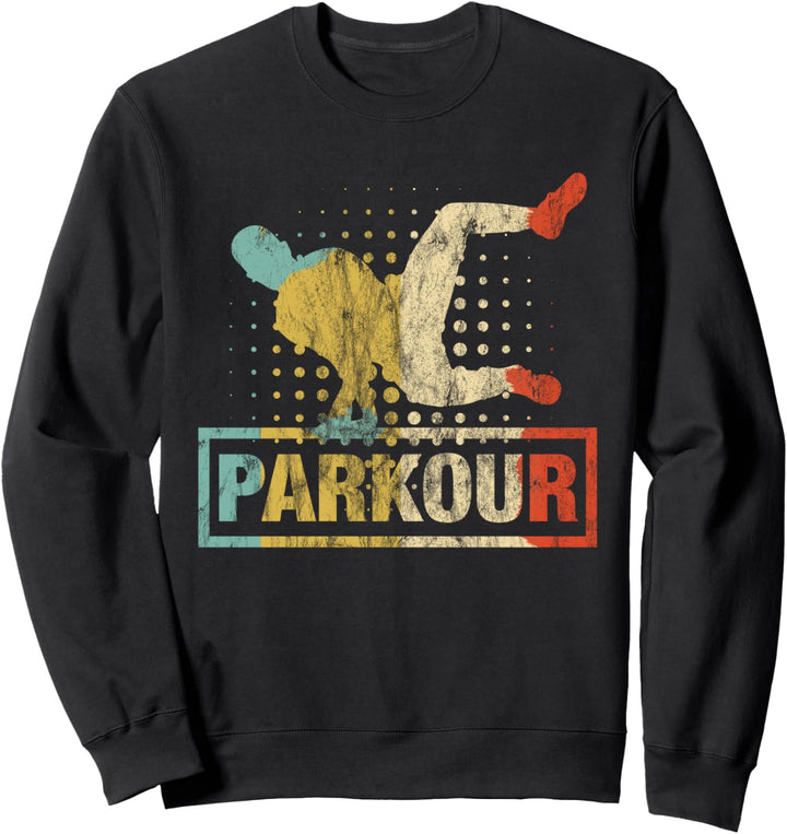 Parkour Freerunning Ninja Sport Retro Vintage Design Outfit Sweatshirt
