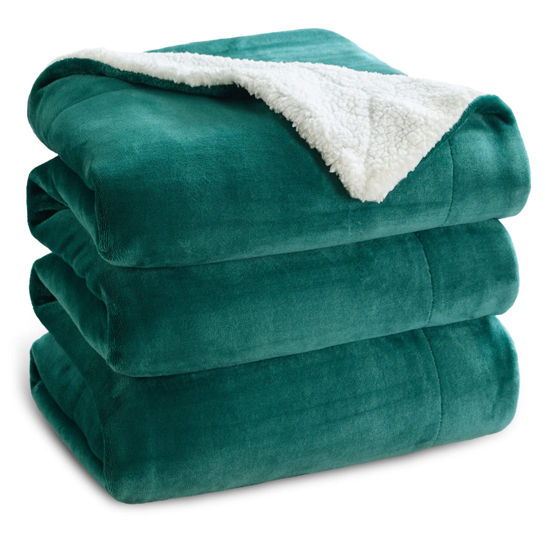 BEDSURE Kuscheldecke - Warm Sherpa Wolldecke & Sofadecke, Flauschig Sofaüberwurf Decke, Dicke Couchd