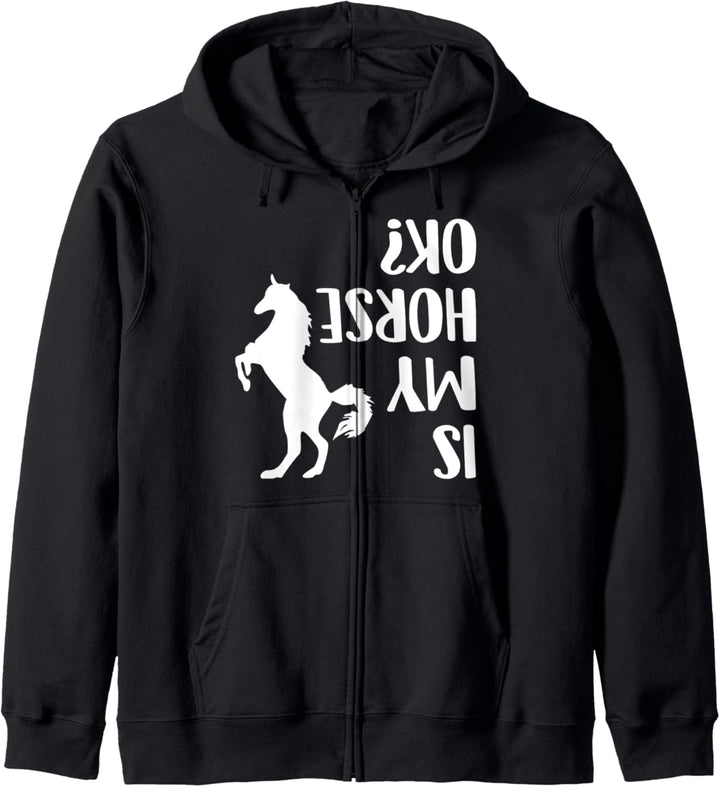 Reiten Ist mein Pferd ok? Reiten Araber Dressur Voltigieren Kapuzenjacke