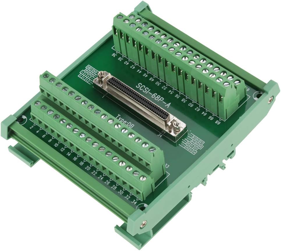 SCSI-68P-A Buchse Breakout Board Terminal Modul
