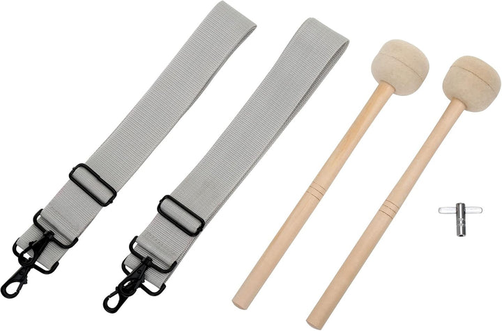 XDrum MBD-222 Marsch Bass Trommel, Fussball Pauke 22" x 12" (7,5 kg, 4 Ösen, Spannschrauben, inkl. P