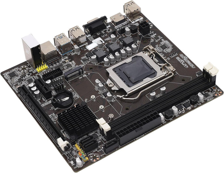 Gaming Motherboard DDR3, 1155 Pins 2 DDR3 100M Mining Motherboard Unterstützt Corei7, I5, I3 (LGA115