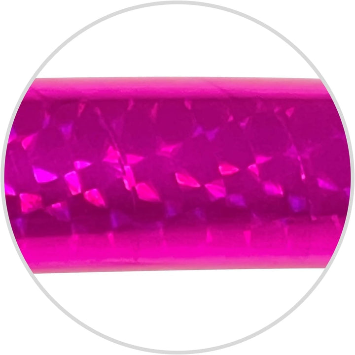 Hoopomania Kinder Hula Hoop Reifen, Hologramm Muster, Ø60/70/80cm Ø80cm Pink, Ø80cm Pink