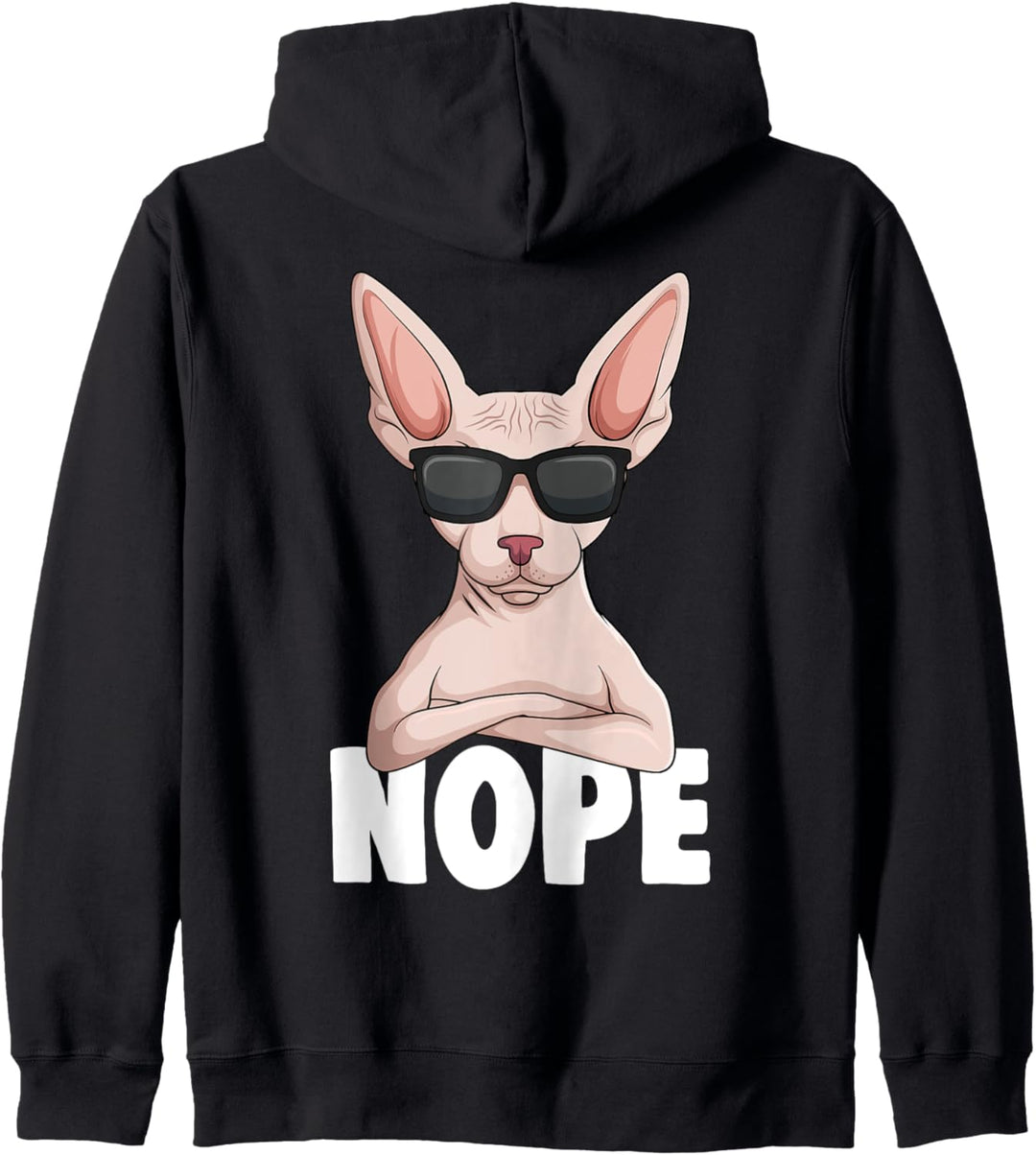 Sphynx Katze Sphinx Nacktkatze Kapuzenjacke