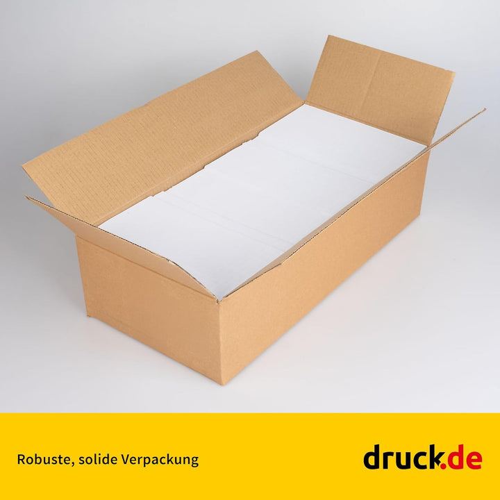 1.000 Briefumschläge - C5/6 Din lang Kuvert mit Fenster - 110x220 mm - weisse Papierumschläge - selb
