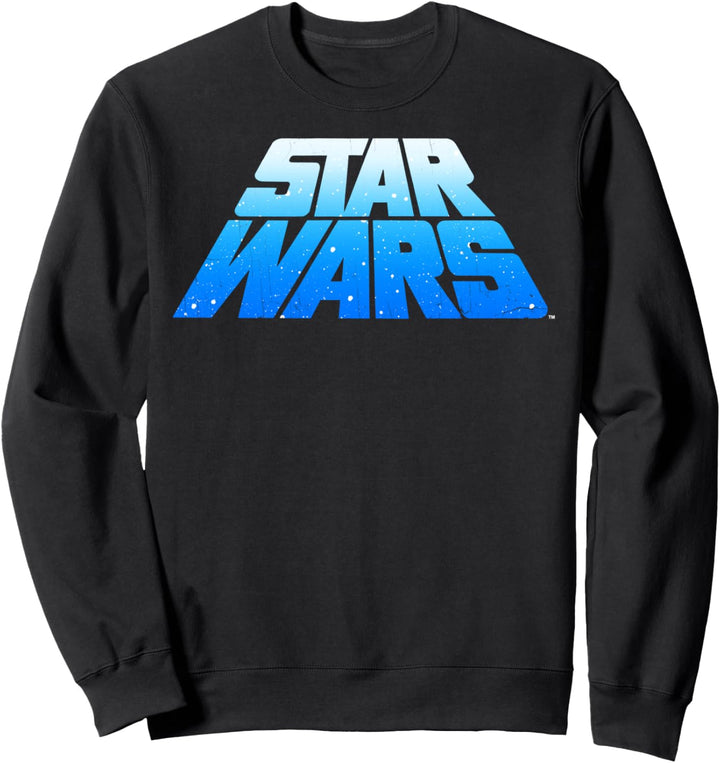 Star Wars Logo Blue Scrolling Away Sweatshirt