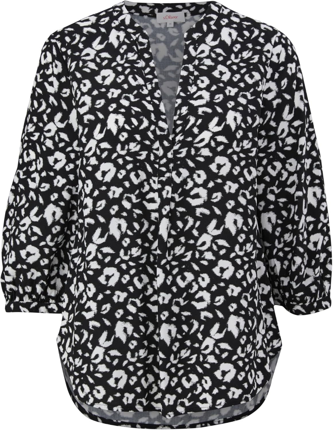s.Oliver Viskosebluse mit Tunika-Ausschnitt 38 99a6, 38 99a6