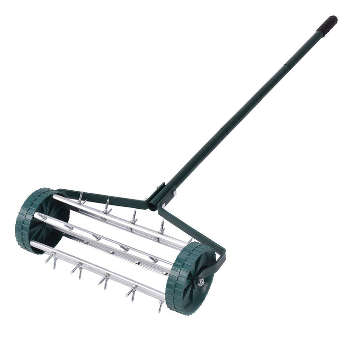 GOPLUS Rollender Rasenlüfter, Gerätekopf, Rasenrolle, Rasenbelüfter mit 43 cm Arbeitsbreite, ideales