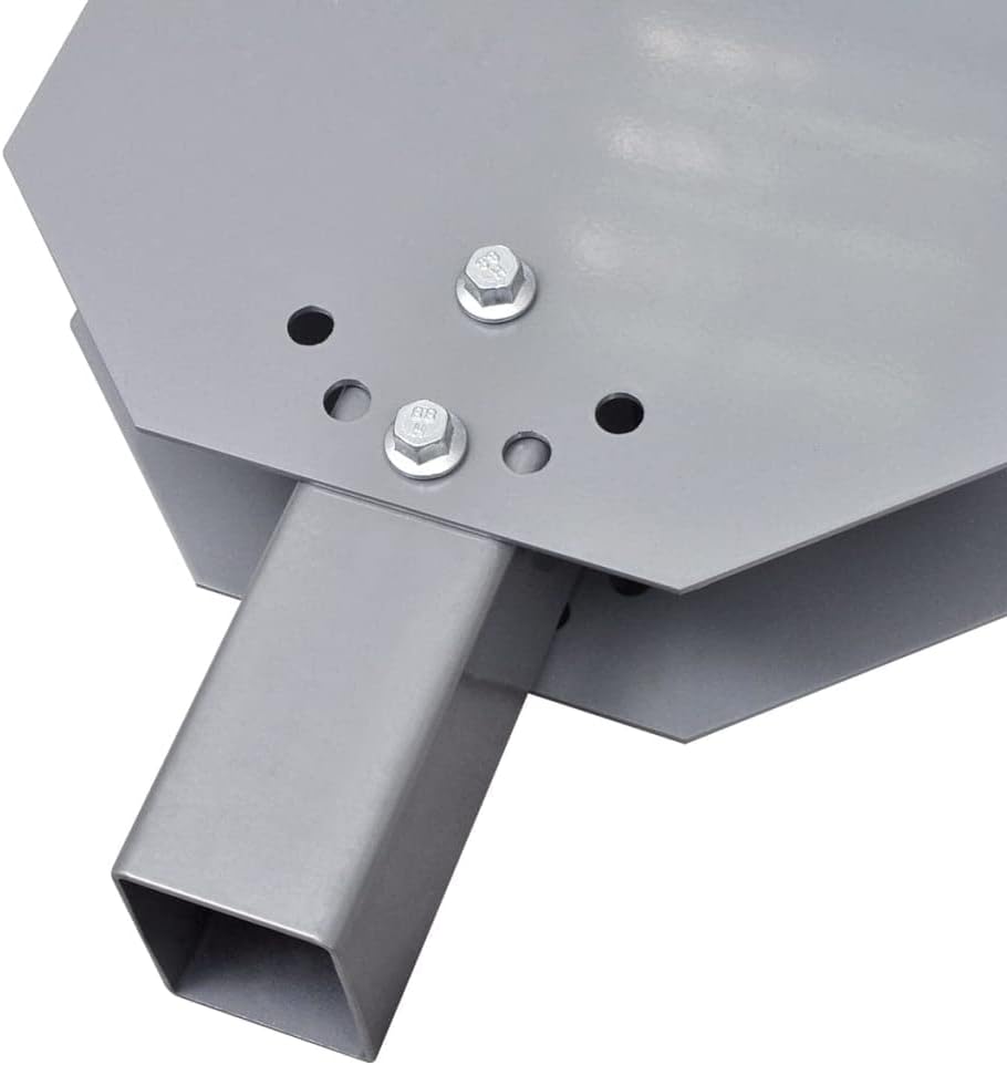 WIFESE Universal Schneepflug 100x44 cm für Schneefräsen Schneeschild Schneeschieber Schneeschaufel A