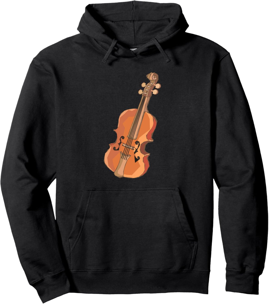 Geige Pullover Hoodie