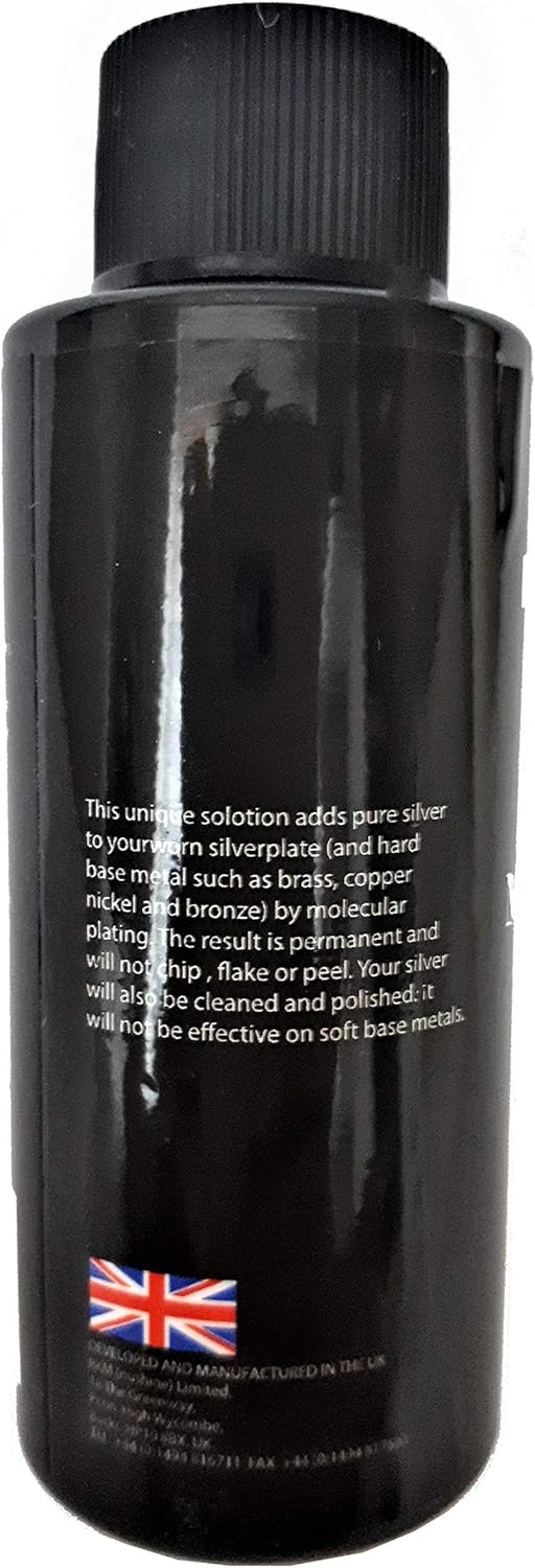 Nushine Silberpflegemittel, 50 ml, enthält Reines Silber (ideal für abgenutztes Silber)