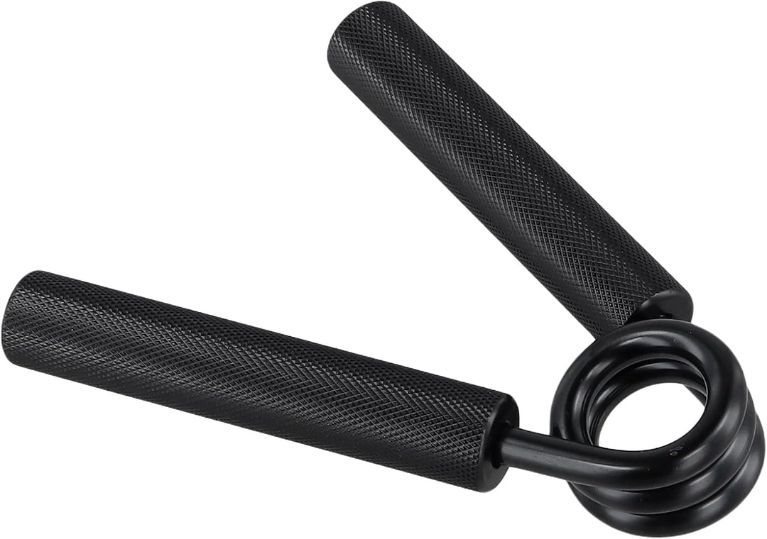 6 Stück 22-136KG Handtrainer, Schwarz Griffkraft Trainer Aluminium mit Federstahl, Unterarmtrainer f