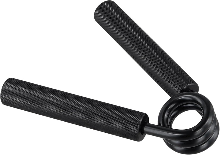 6 Stück 22-136KG Handtrainer, Schwarz Griffkraft Trainer Aluminium mit Federstahl, Unterarmtrainer f