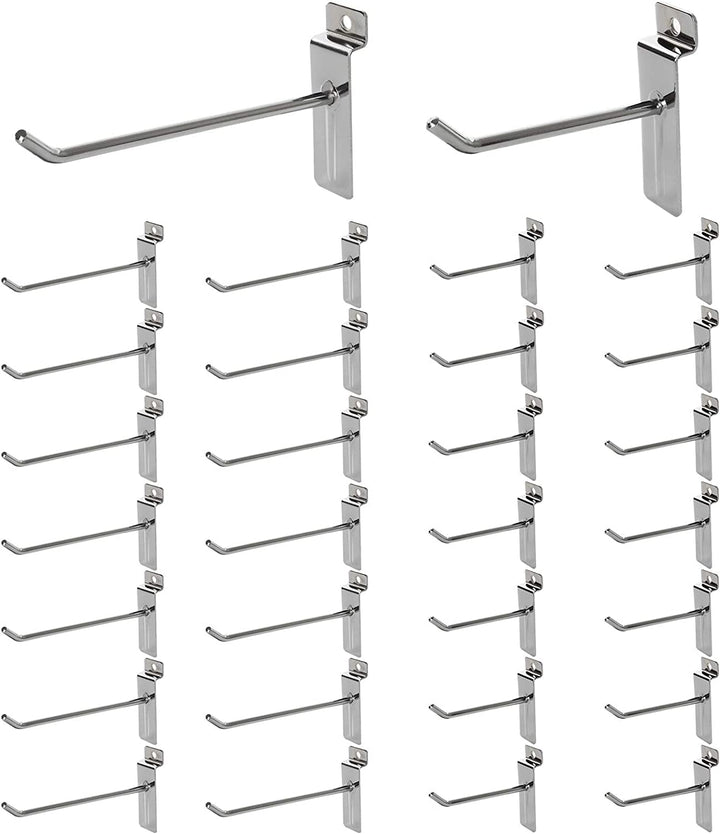 100 Stück Slatwall Haken 15 cm Stecktafel Haken Tragkraft 3 kg Panel Display Haken 4,2 mm dick Einze