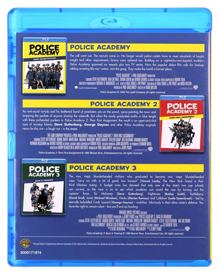 Police Academy: The Complete Collection [7 film] [Blu-ray] [1984] [2013] [Region Free] [7 DVDs], Blu