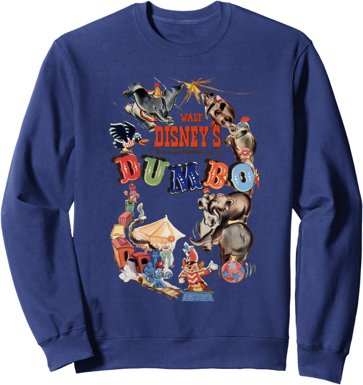 Disney Dumbo Vintage Movie Poster Sweatshirt