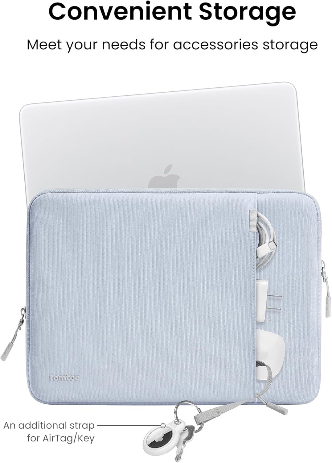 tomtoc 360° Tasche Hülle Entwickelt für 13 Zoll MacBook Neo A3404 (2026) mit A18 Pro Chip, Wasserabw