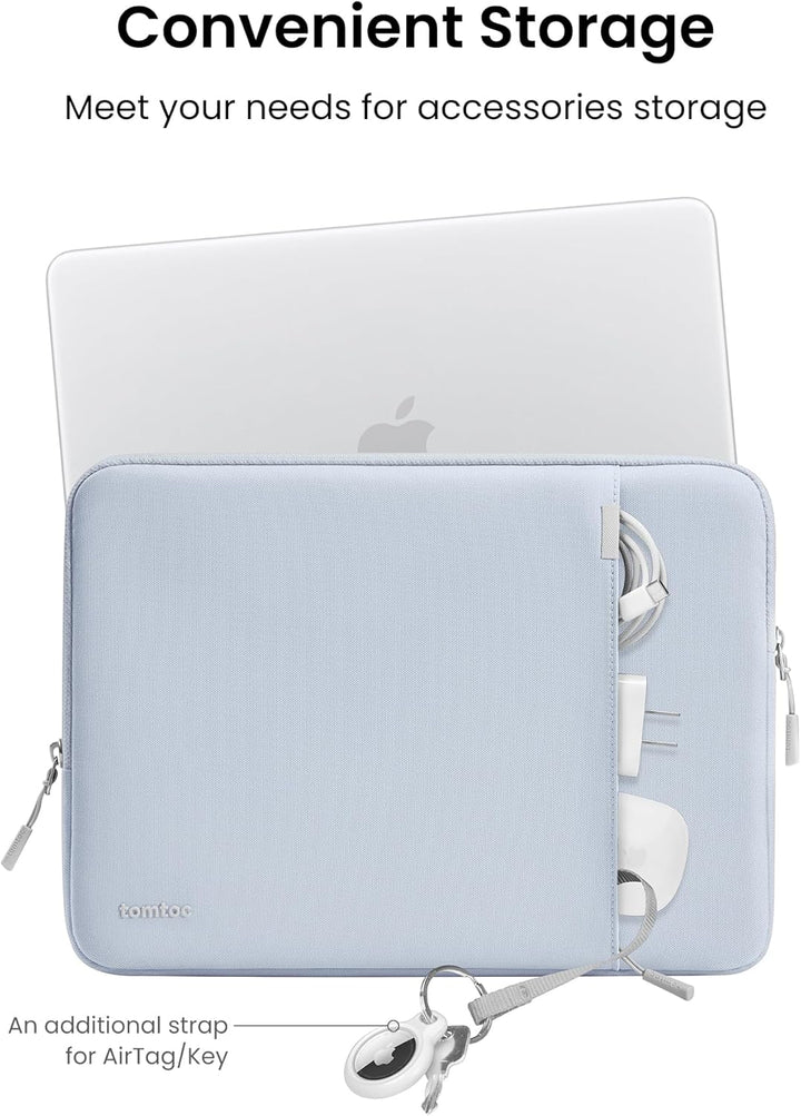 tomtoc 360° Tasche Hülle Entwickelt für 13 Zoll MacBook Neo A3404 (2026) mit A18 Pro Chip, Wasserabw