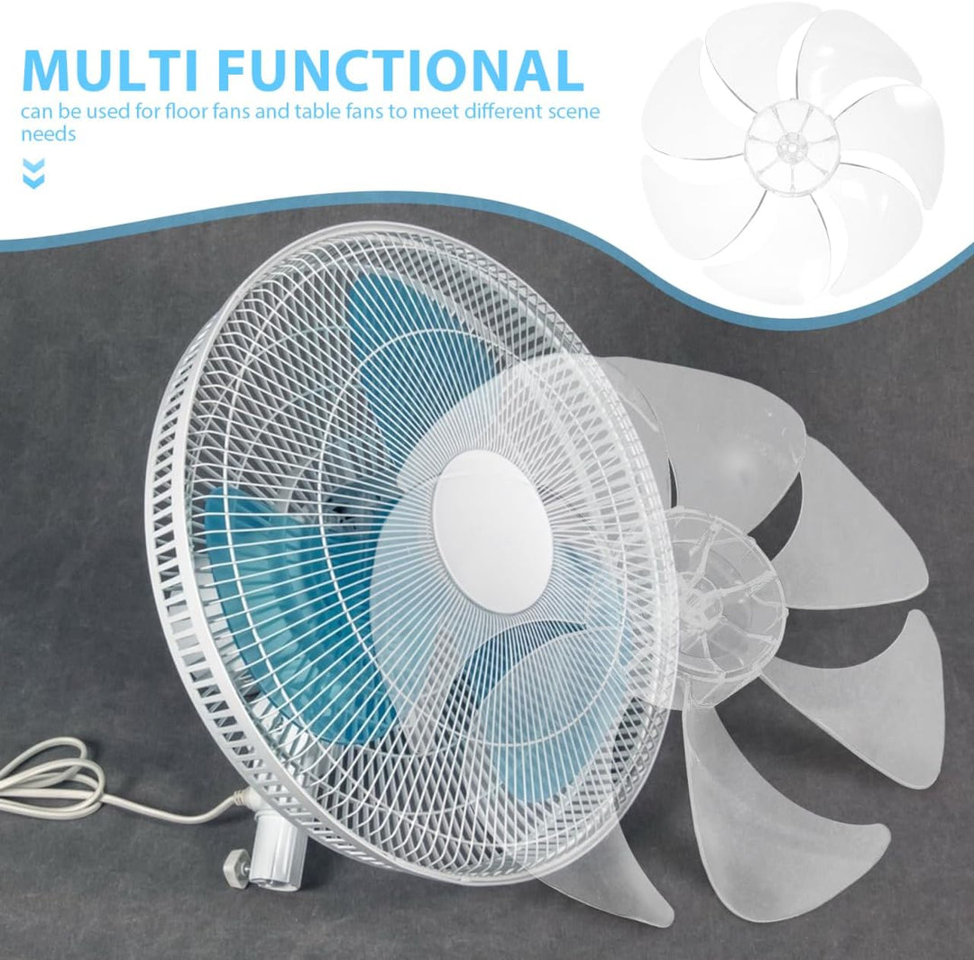 BESTOYARD Universeller Ersatz StandventilatorflüGel Und TischventilatorflüGel Aus Kunststoff 12 Zoll