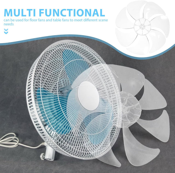 BESTOYARD Universeller Ersatz StandventilatorflüGel Und TischventilatorflüGel Aus Kunststoff 12 Zoll