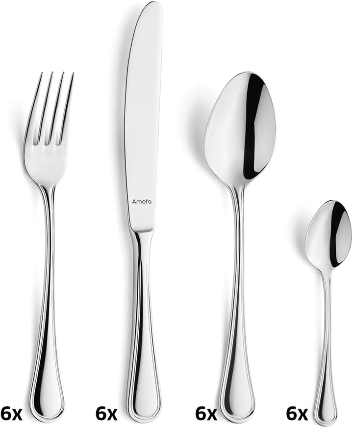 Amefa 843000MBA1D20 Haydn Besteckset, 32-teilig, für 8 Personen