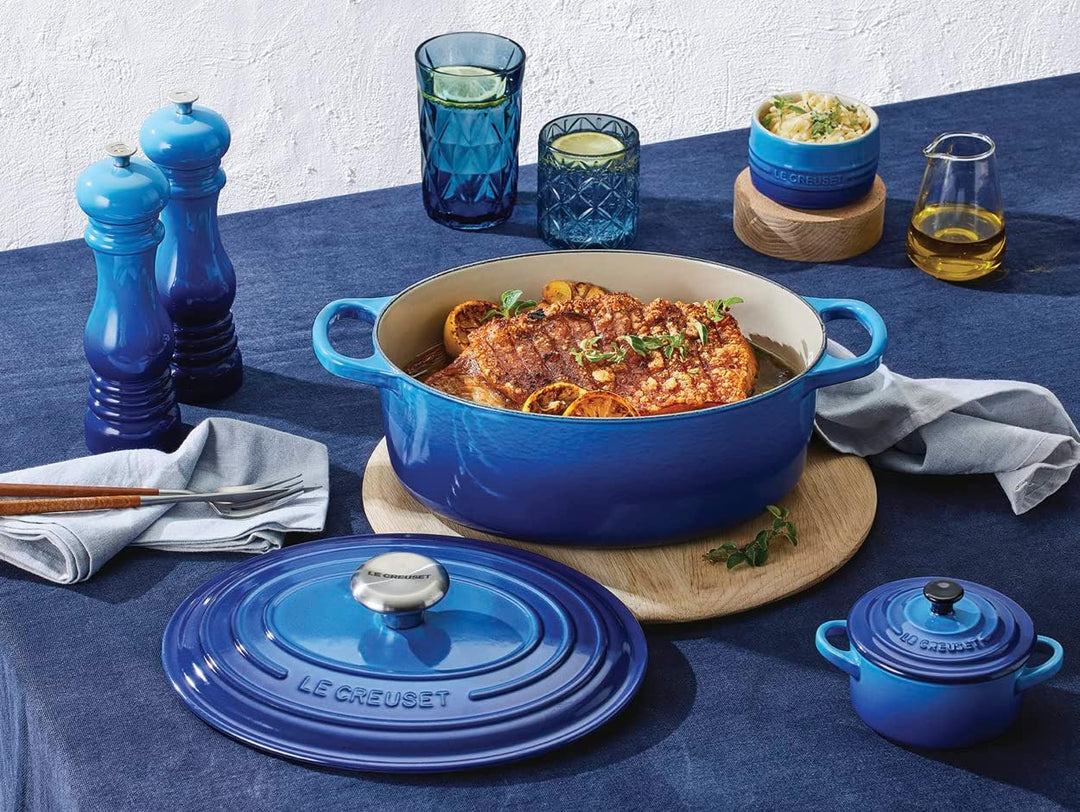Le Creuset Signature Gusseisen-Bräter mit Deckel, Ø 29 cm, Oval, Für alle Herdarten und Induktion ge