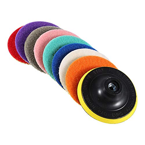 Polierpad-Set für Politur, Scheiben für Schleifscheiben, Schleifscheiben mit Schleifscheiben für Nas