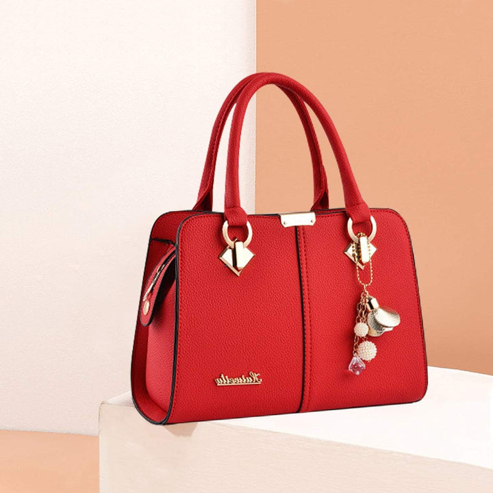 NICOLE & DORIS Damen Handtasche Mittelgross Elegant Handtaschen Mode Umhängetasche Henkeltaschen PU