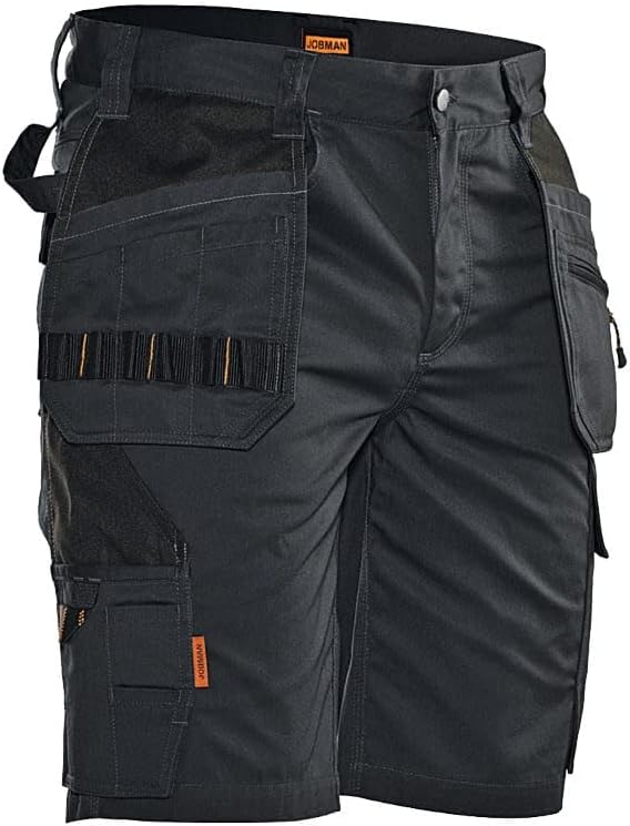 JOBMAN Kurze Handwerkerhose 2722 Schwarz, Grösse 48 48 Schwarz, 48 Schwarz