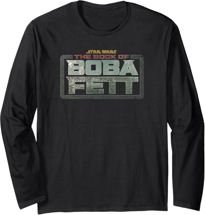 Star Wars The Book Of Boba Fett Logo V-1 Langarmshirt