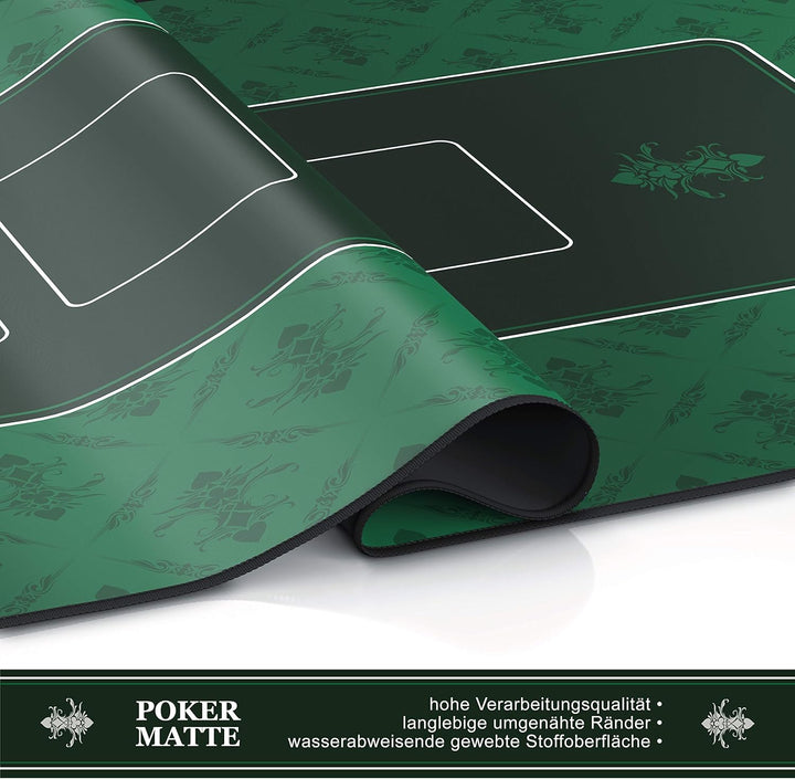CSL - XXL Mauspad Gaming Titanwolf 900 x 400mm - XXL Poker Mousepad gross im Poker Stil - Tischunter