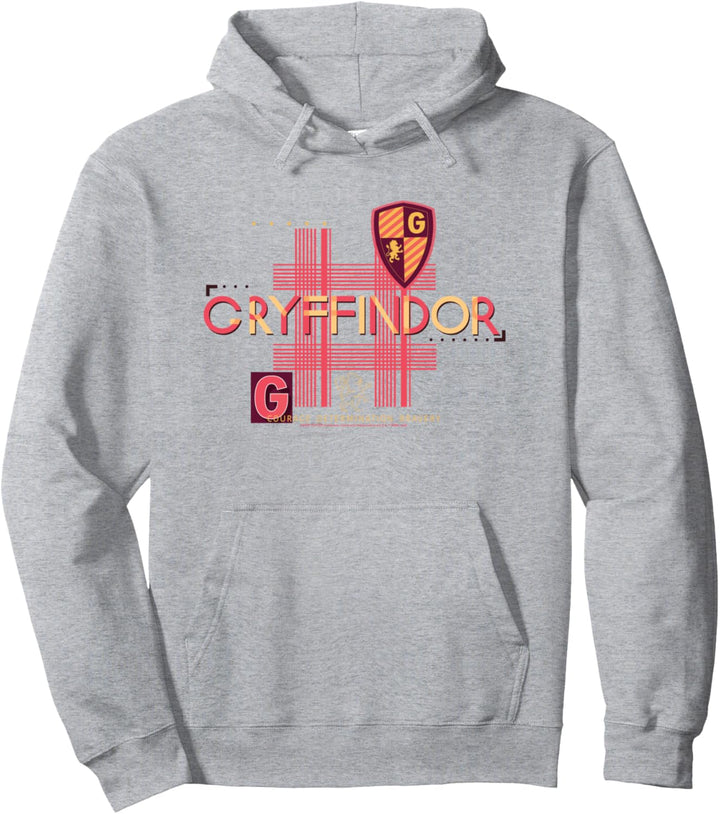 Harry Potter Gryffindor Pattern Crest Pullover Hoodie