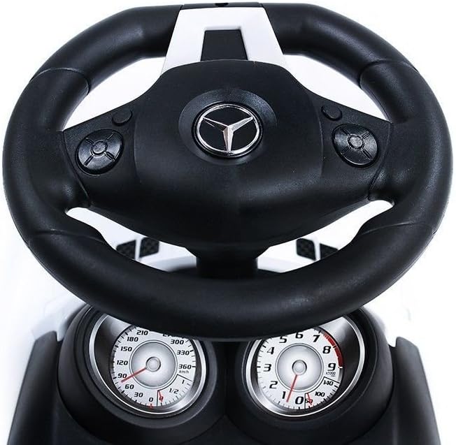 BSD Rutschauto Rutscher Mercedes-Benz Kinder Auto Baby Car mit Sound (Weiss) Weiss, Weiss