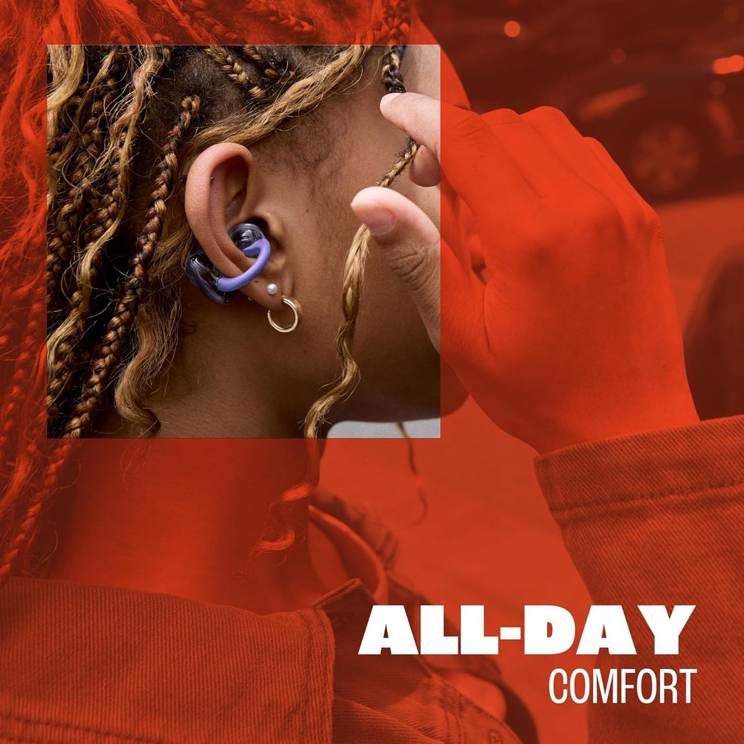 JBL Soundgear Clips True Wireless Open-Ear-Kopfhörer, SonicArc Design, bis zu 32 Stunden Spielzeit,
