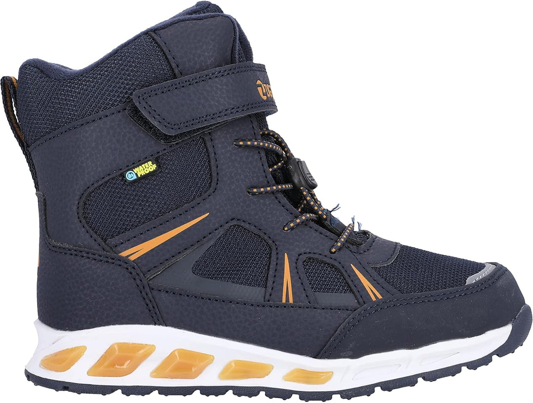 ZIGZAG Kinder Kinder Winterstiefel Clementu I Kids Boots WP mit Licht I Gummistiefel Mädchen und Jun